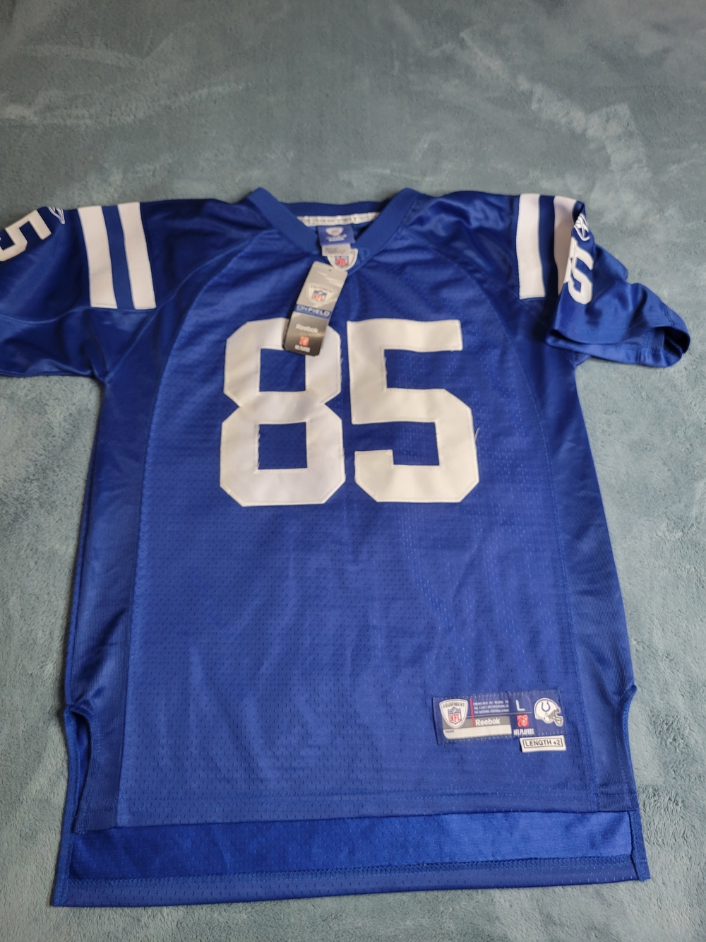 NFL Reebok Blue #85 Garcon Indianapolis Colts Football Jersey